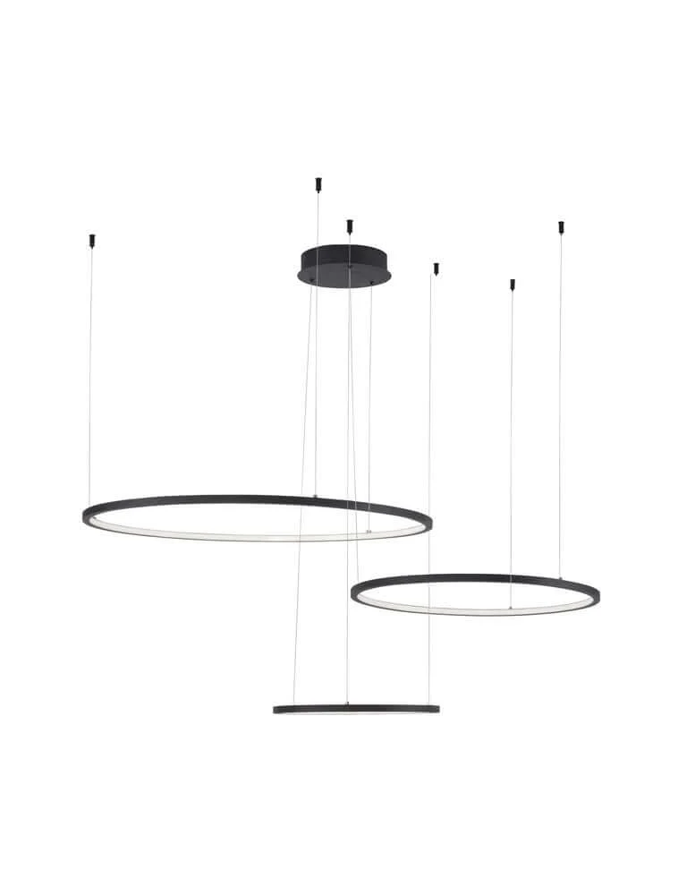 Purple LED Pendelleuchte 3-flammig Ø 130cm 3000K