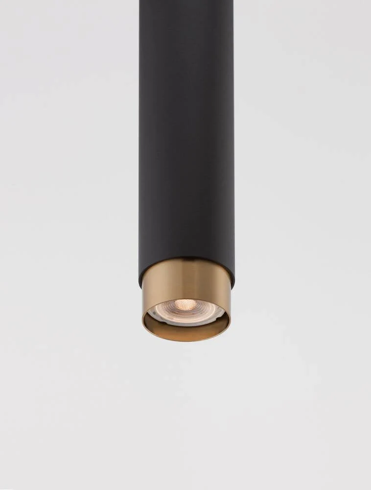 Pongo Pendelleuchte Cover Oben Ø 5,9cm Schwarz, Gold