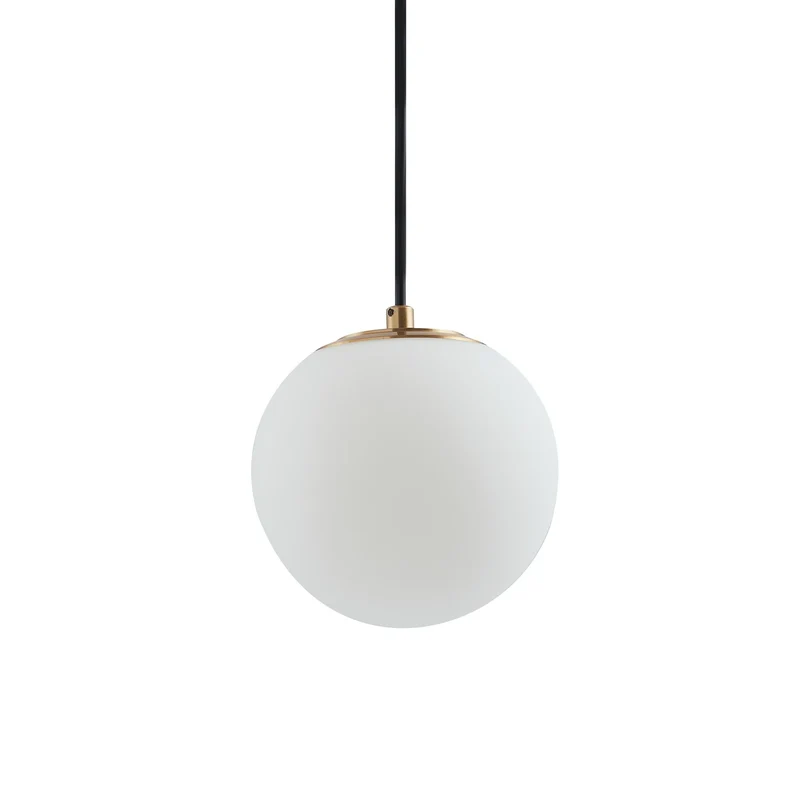 B-Ware Lucande Hängelampe Bidolo Hängeleuchte Deckenlampe messingfarben Glas 15 cm IP44