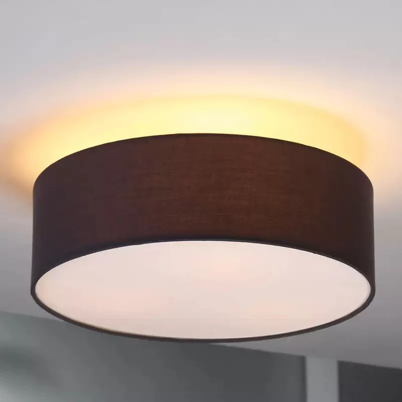 B-Ware Lindby Deckenlampe Sebatin Deckenleuchte Hängelampe Lampe Leuchte E27 Ø40cm grau
