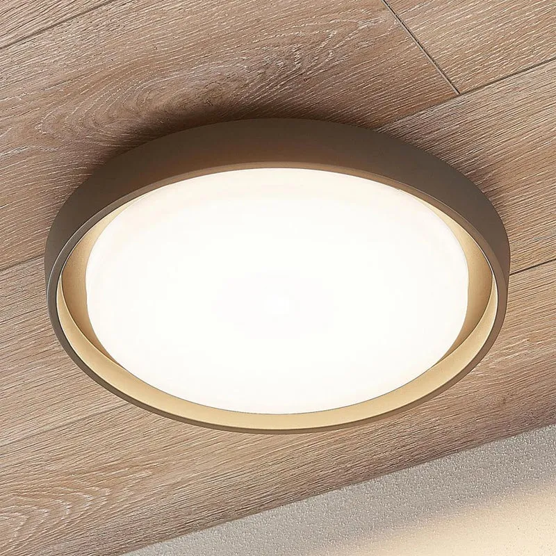 B-Ware Lucande LED-AußenDeckenlampe Deckenlampe Deckenlampe Lampe Birta rund 34cm157