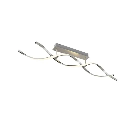 B-Ware Lindby Spiralförmige LED-Deckenlampe Kati Deckenlampe Deko-Deckenlicht Alu838