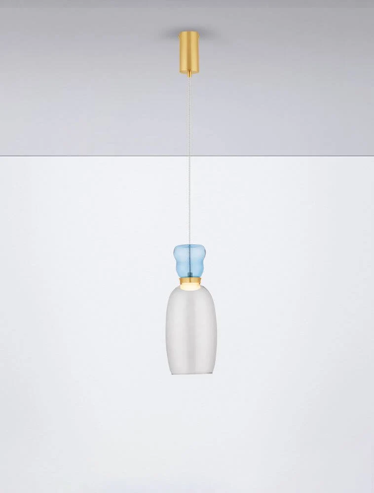 Pluma LED Pendelleuchte Ø 15cm 3000K Mehrfarbig