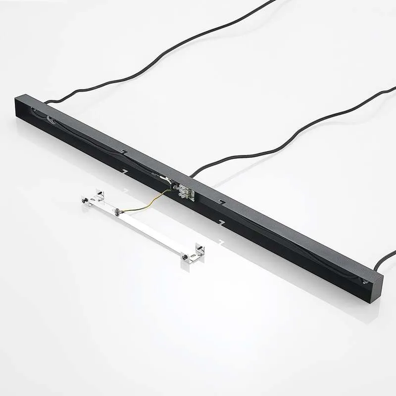 C-Ware Lindby Hiwana Hängeleuchte Deckenlampe Pendelleuchte Lampe Leuchte E27 Rauchglas