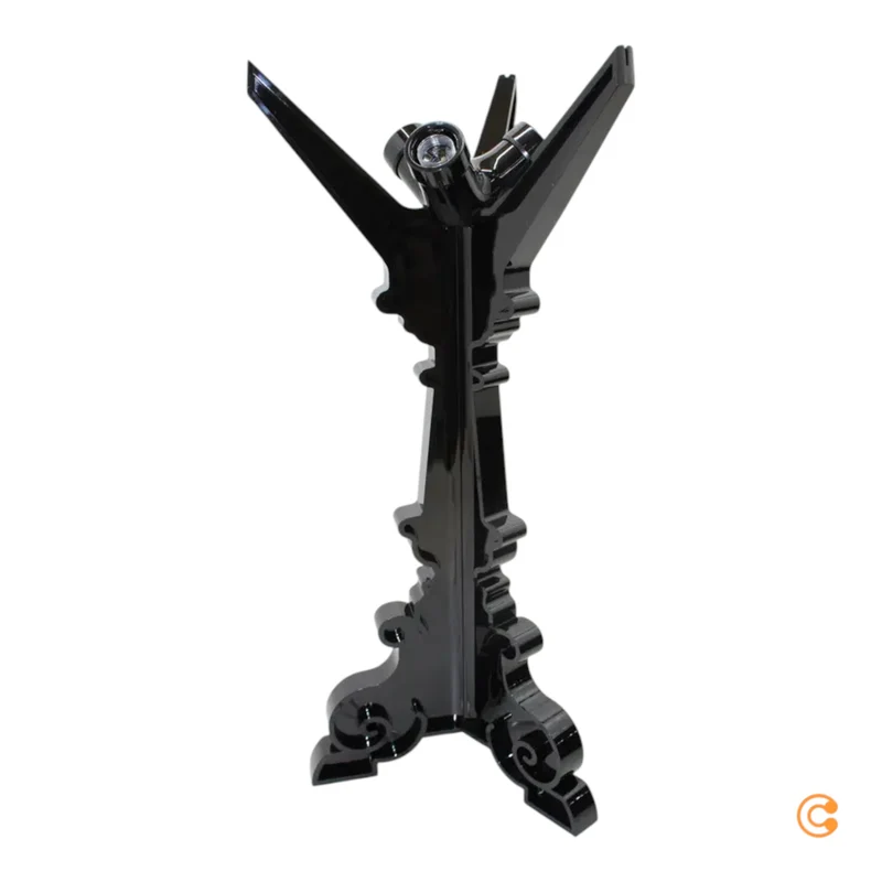 B-Ware Kartell Tischleuchte Lampe Bourgie LED schwarz Kunststoff dimmbar höhenverstellb
