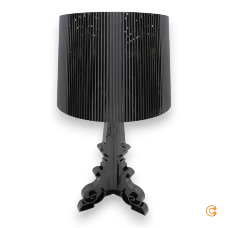 B-Ware Kartell Tischleuchte Lampe Bourgie LED schwarz Kunststoff dimmbar höhenverstellb