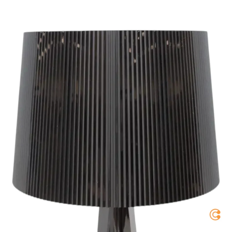 B-Ware Kartell Tischleuchte Lampe Bourgie LED schwarz Kunststoff dimmbar höhenverstellb