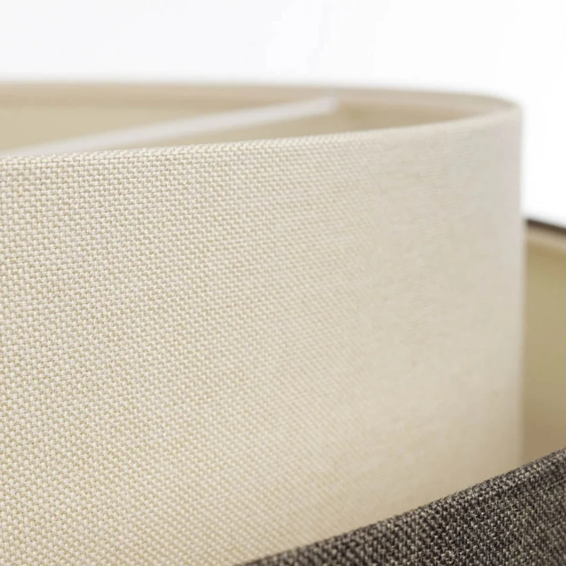 B-Ware Hängeleuchte Pendelleuchte Boho Elegant Textil Braun Beige Creme Ø 60 cm E27 LED