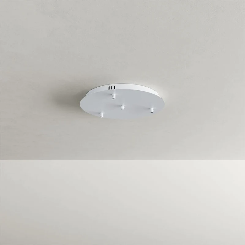 s.luce Echos Galerieleuchte 3-flammig Ø 40cm Baldachin Ø 25cm