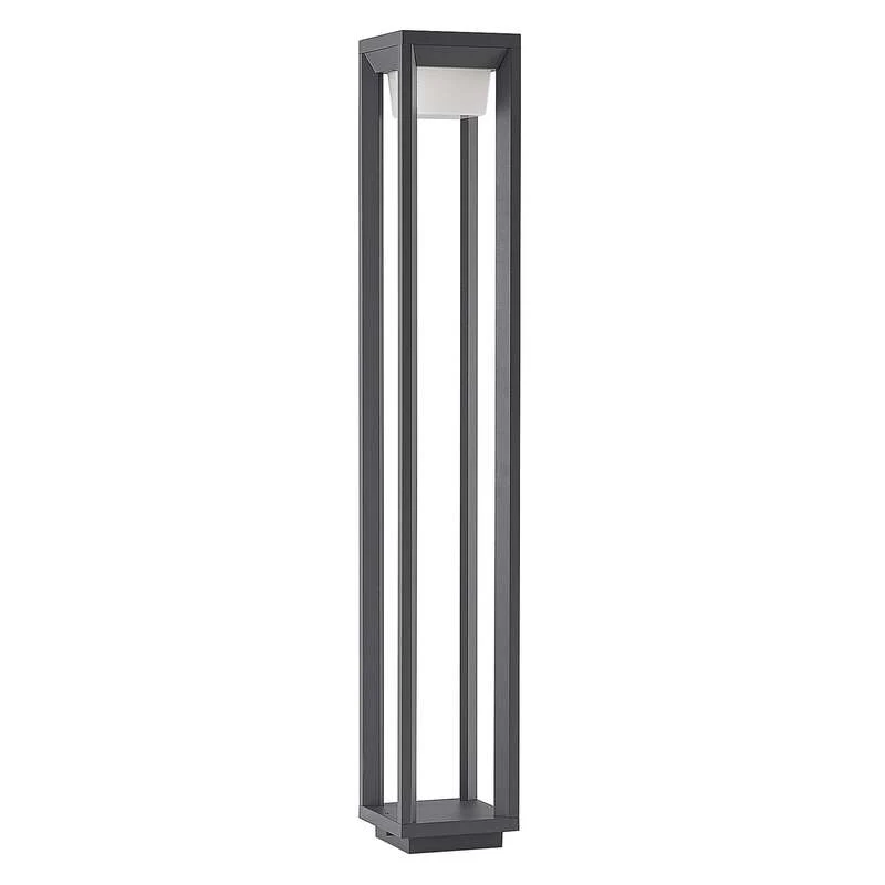 B-Ware Prios Wegeleuchte Gartenleuchte Gamion LED Pollerleuchte anthrazit 90cm IP54