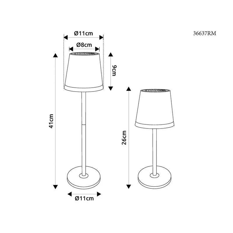 B-Ware Globo Gartenleuchte LED Solarleuchte kupferfarben 41cm IP44 Tischlampe Leuchte