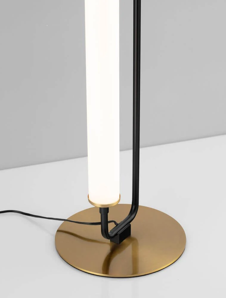 Wetro LED Tischleuchte 3000K Schwarz, Gold