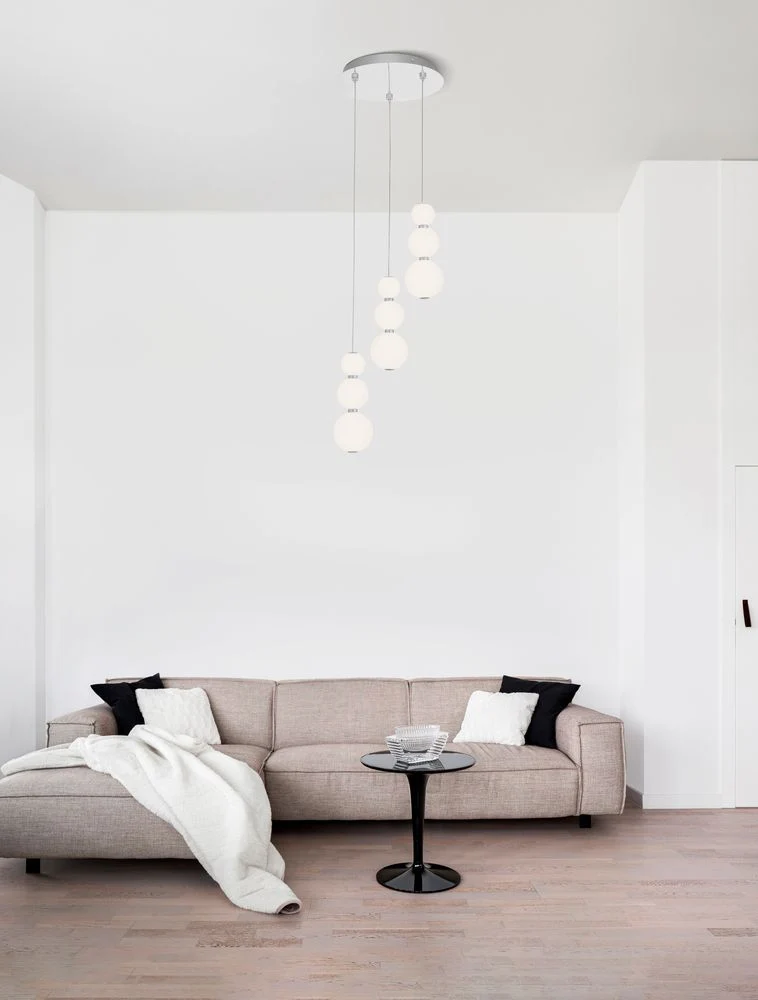 Perla LED Pendelleuchte 9-flammig Ø 31cm 3000K