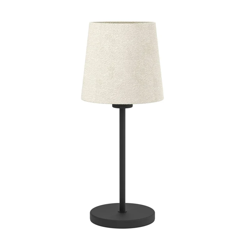 B-Ware Eglo Tischleuchte Febres Tischlampe schwarz weiß Stahl Stoff Beleuchtung 120