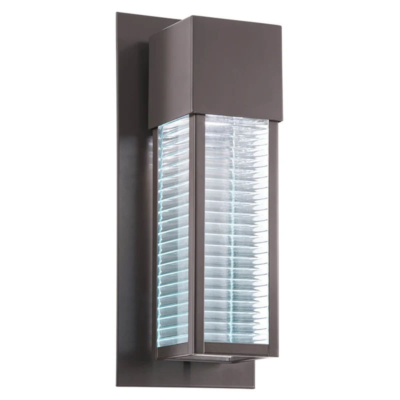 B-Ware Sorel LED Wandleuchte Außenlampe Außenbeleuchtung bronzefarben modernes Licht327
