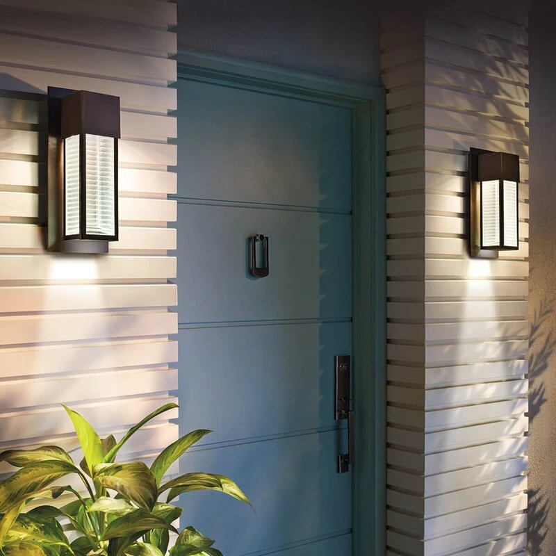 B-Ware Sorel LED Wandleuchte Außenlampe Außenbeleuchtung bronzefarben modernes Licht327