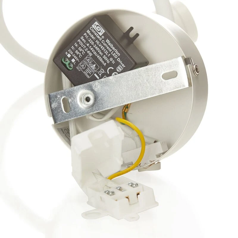 B-Ware Ideallux Wandleuchte Wandlampe LED Focus weiß höhenverstellbar Schalter