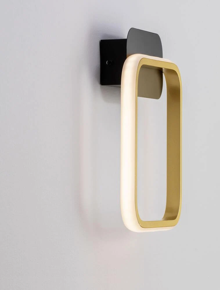 Imar LED Wandleuchte 3200K Schwarz, Gold