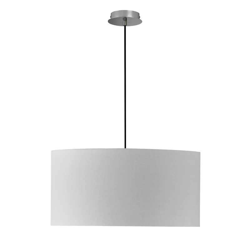 B-Ware SCHÖNER WOHNEN-Kollektion Hängelampe Pendelleuchte Pina dimmbar hellgrau Ø50cm