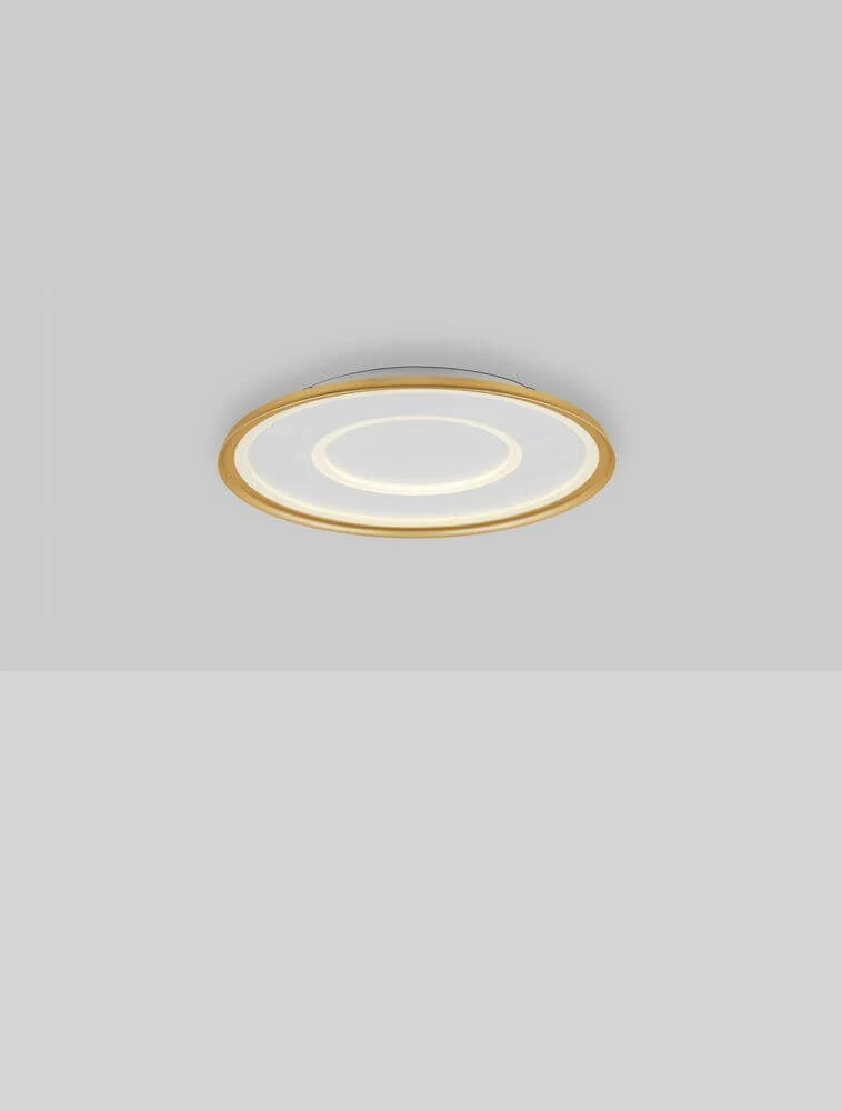 Figin LED Deckenleuchte 2-flammig 2700 5000K Weiß, Gold