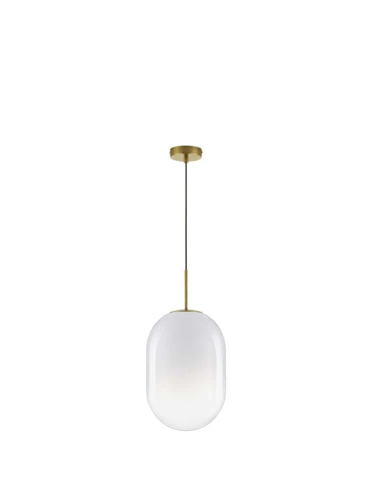 Chrysi Pendelleuchte Gold, Weiß