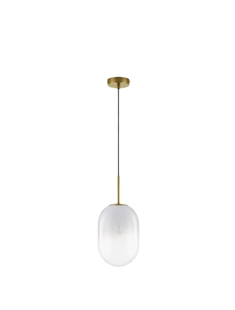 Chrysi Pendelleuchte Gold, Weiß