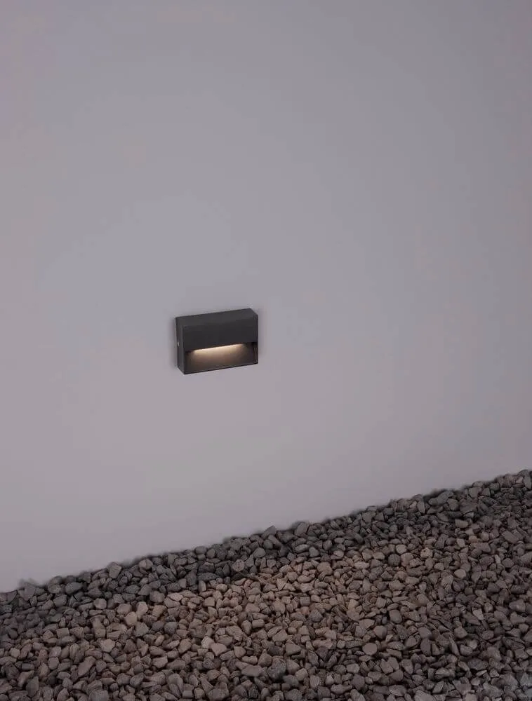 Vision LED Außenwandleuchte 3000K Anthrazit IP54