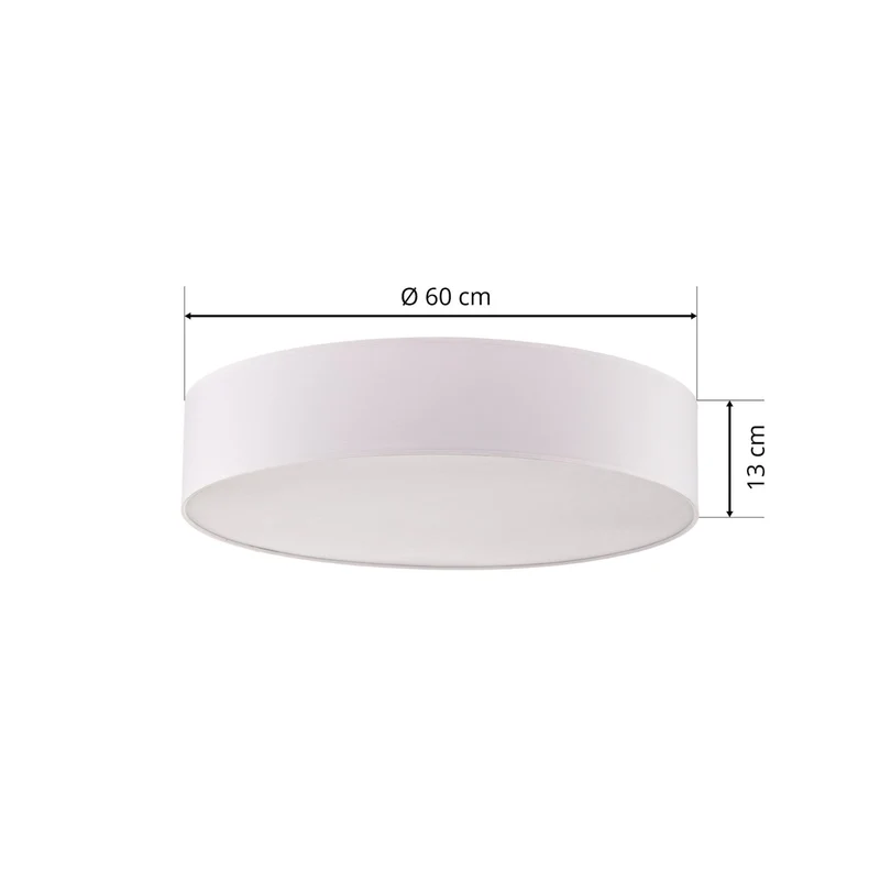 B-Ware Euluna Deckenlampe Rondo LED Deckenleuchte Deckenlicht Flurleuchte weiß Ø 60 cm