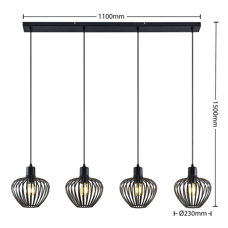 B-Ware Lindby Deandre Hängeleuchte Deckenlampe Pendelleuchte Dendellampe Lampe Leuchte
