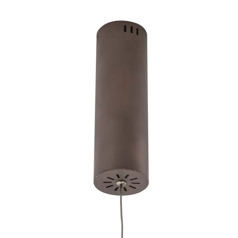 B-Ware Lucande Hängeleuchte Melinay LED Pendelleuchte dimmbar CCT braun 110x32cm