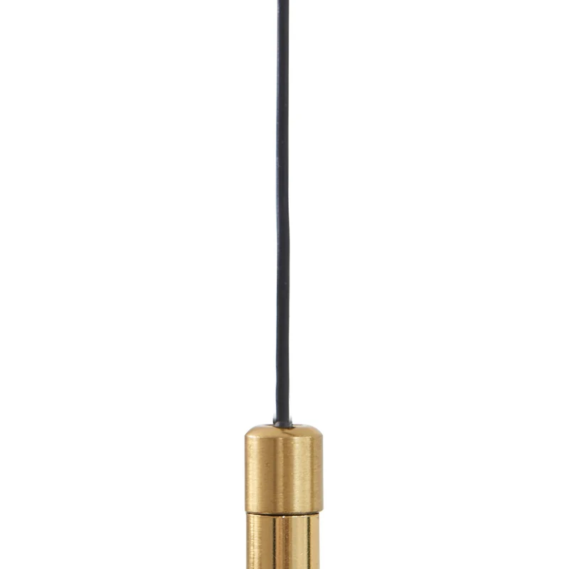 B-Ware Lucande Pendelleuchte Hängeleuchte LED Joran Glas weiß Gold Esszimmer Lampe