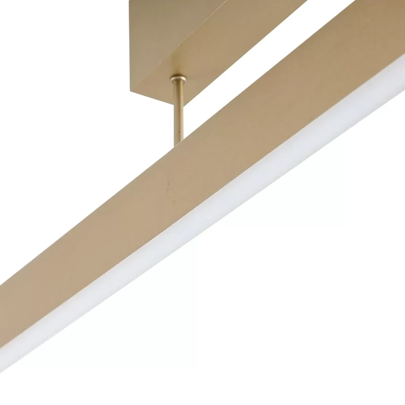 B-Ware Lucande Deckenleuchte Pendelleuchte LED Smart WLAN Tuya gold Fernbedienung App