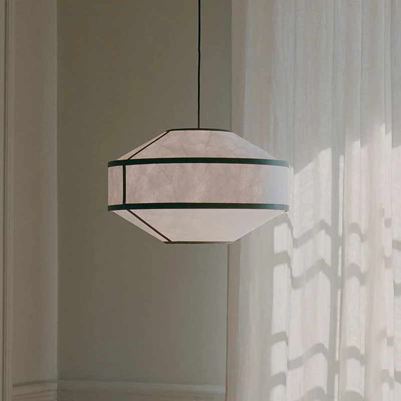 B-Ware New Works Hängeleuchte Kite LED Pendelleuchte 3-flg dimmbar schwarz weiß Ø55cm