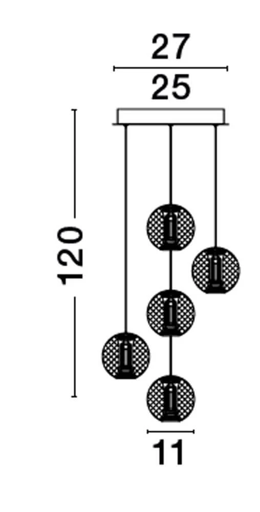 Ifos LED Wandleuchte 3000K Schwarz
