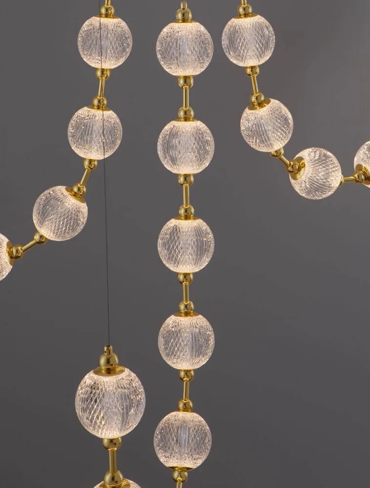 Brillante LED Pendelleuchte 30-flammig Ø 147cm 3200K