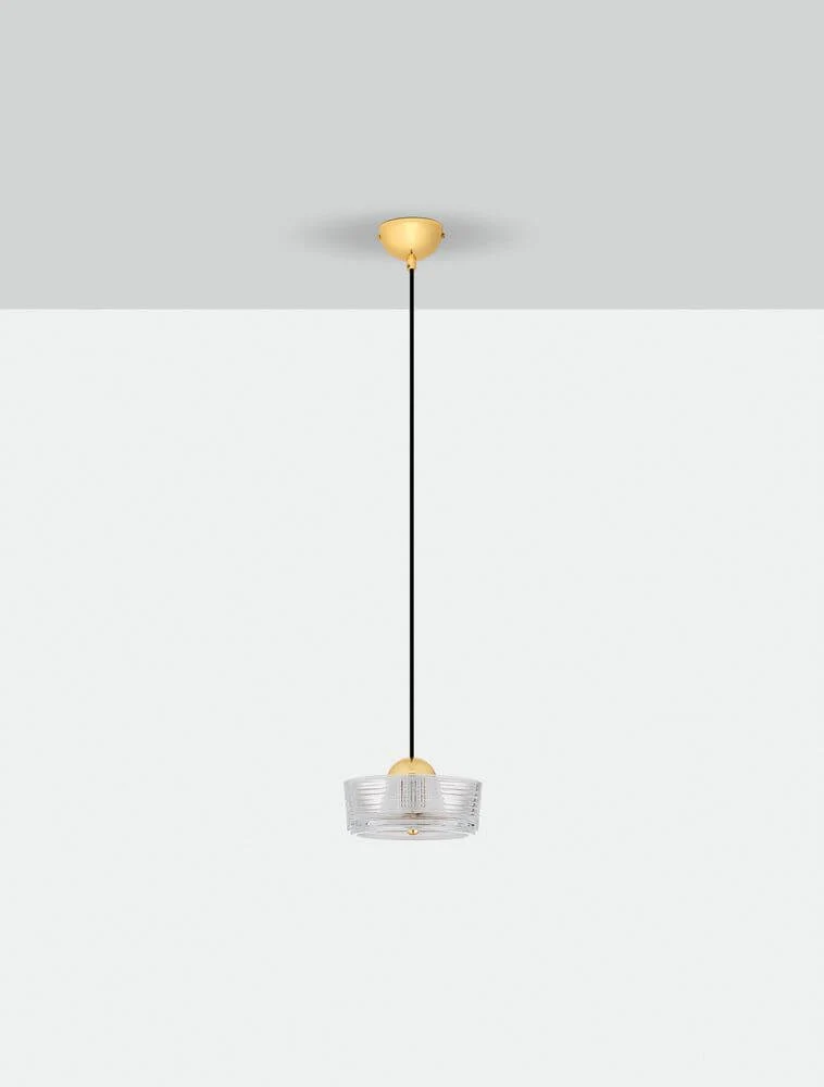 Keros LED Pendelleuchte 3000K Gold