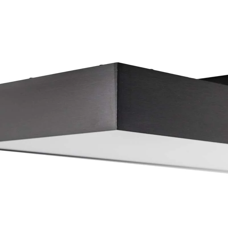 B-Ware Lucande Deckenlampe Leicy LED Lampe dimmbar schwarz RGBIC CCT 100x25cm 1150lm