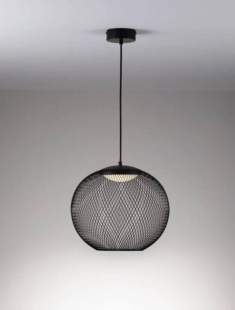 Kinetic LED Pendelleuchte 3000K Schwarz