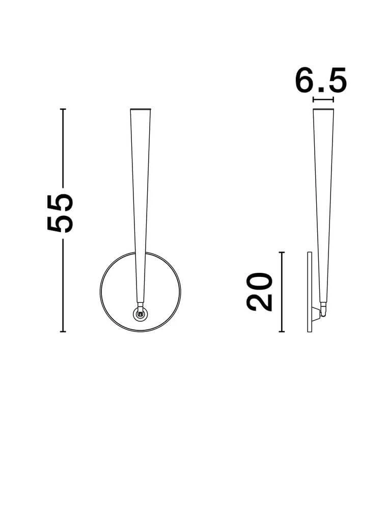 Ekei Deckenleuchte Ø 20cm 3000K