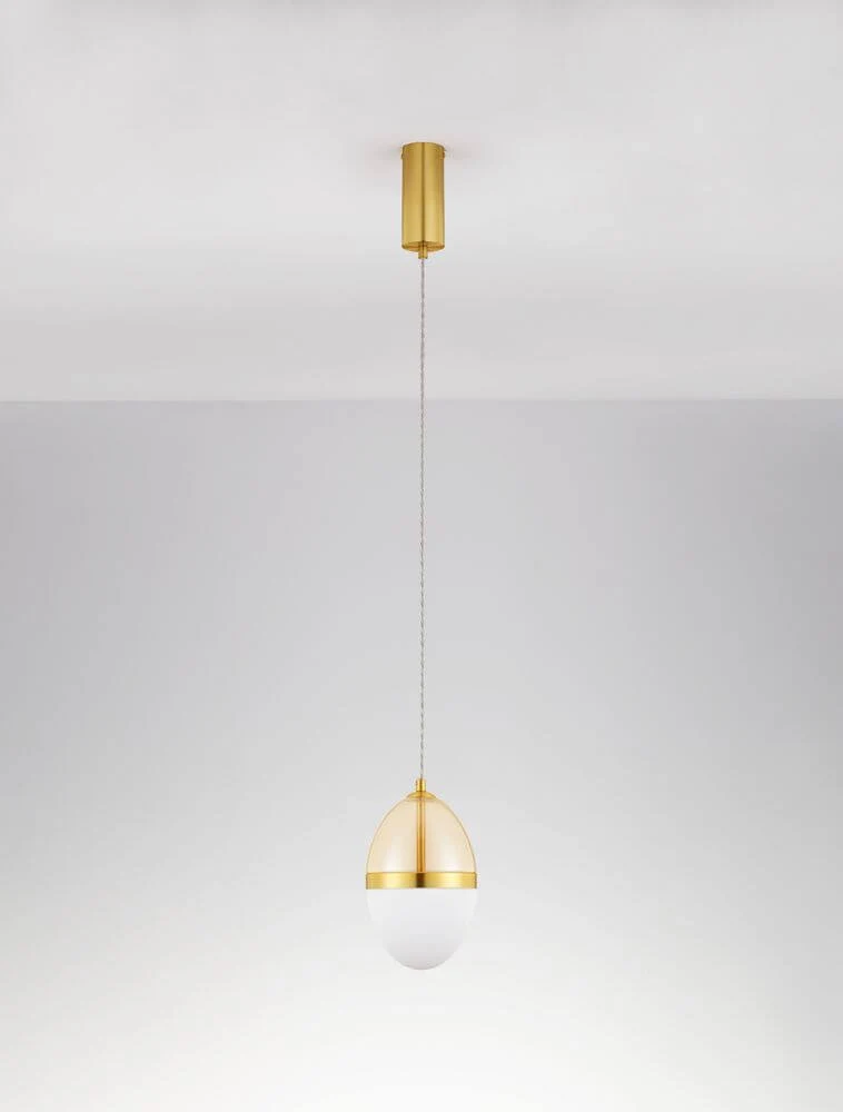 Egna Pendelleuchte Oval 3000K Gold