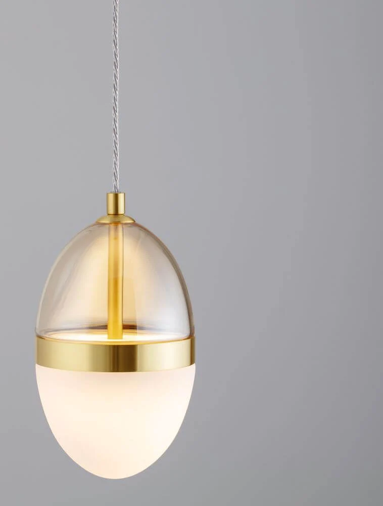 Egna Pendelleuchte Oval 3000K Gold