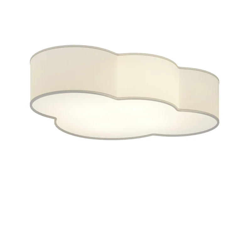 B-Ware Euluna Deckenleuchte Cloud Hängelampe Deckenlampe Lampe E27 Stoff Metall grau