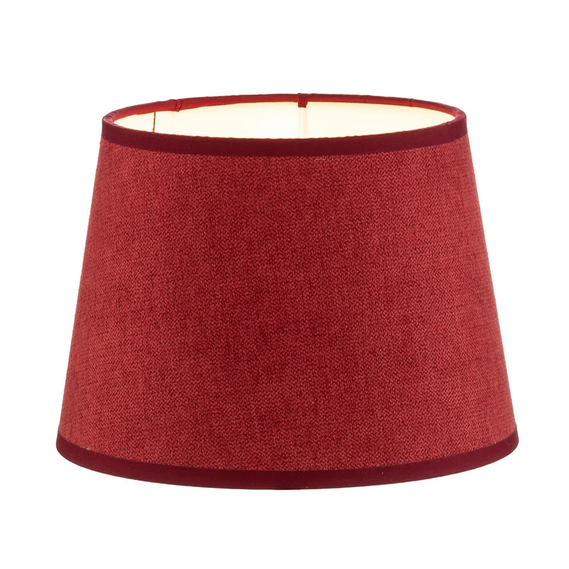 6x B-Ware DUOLLA Lampenschirm Classic S gewebt rot Leuchte Lampe stilvoll Made in Europe