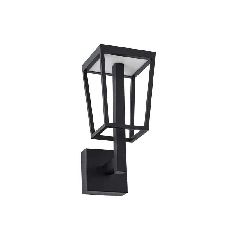 B-Ware Lucande Außenwandleuchte Lynx LED Gartenlampe Wandleuchte schwarz 35,5cm IP44