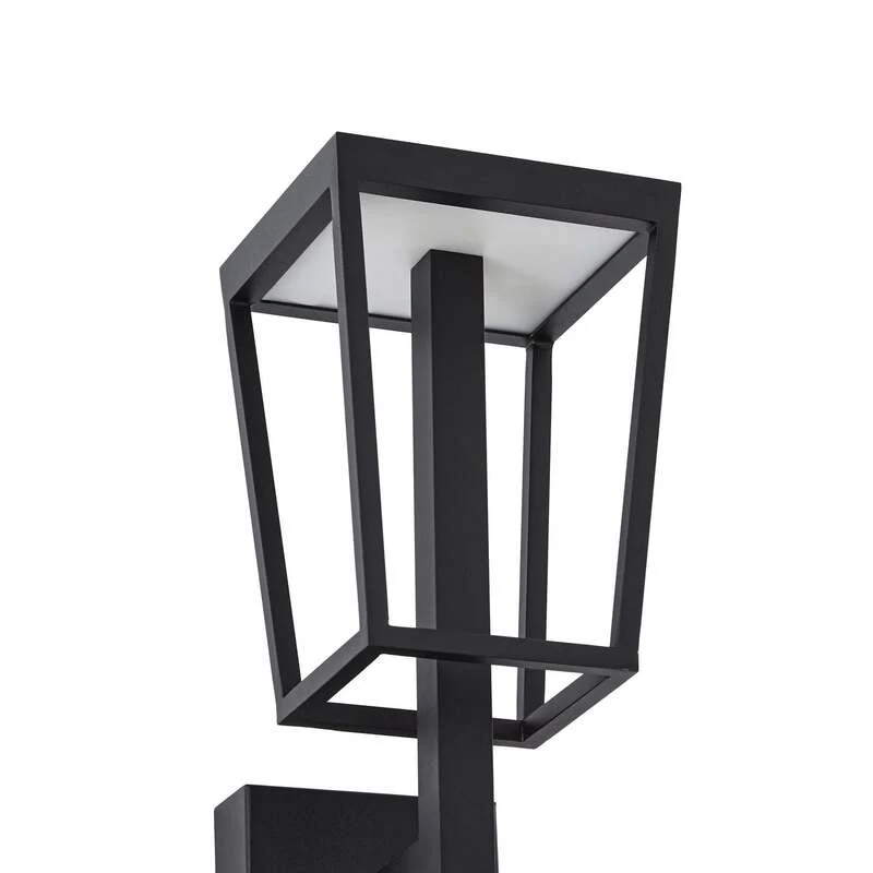 B-Ware Lucande Außenwandleuchte Lynx LED Gartenlampe Wandleuchte schwarz 35,5cm IP44