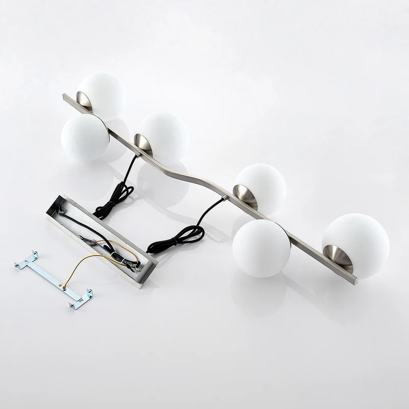 B-Ware Lindby Hängelampe Hängeleuchte Avalyn LED Pendelleuchte dimmbar nickel 110cm