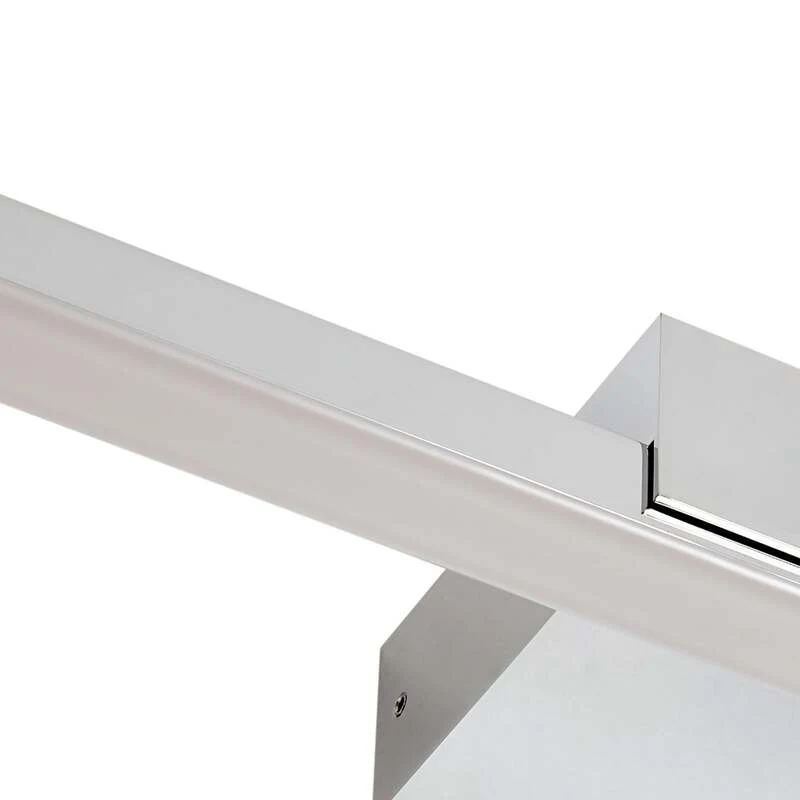 B-Ware Lucande LED-Spiegellampe Kivana Wandleuchte chrom 120cm IP44 Badezimmerlampe