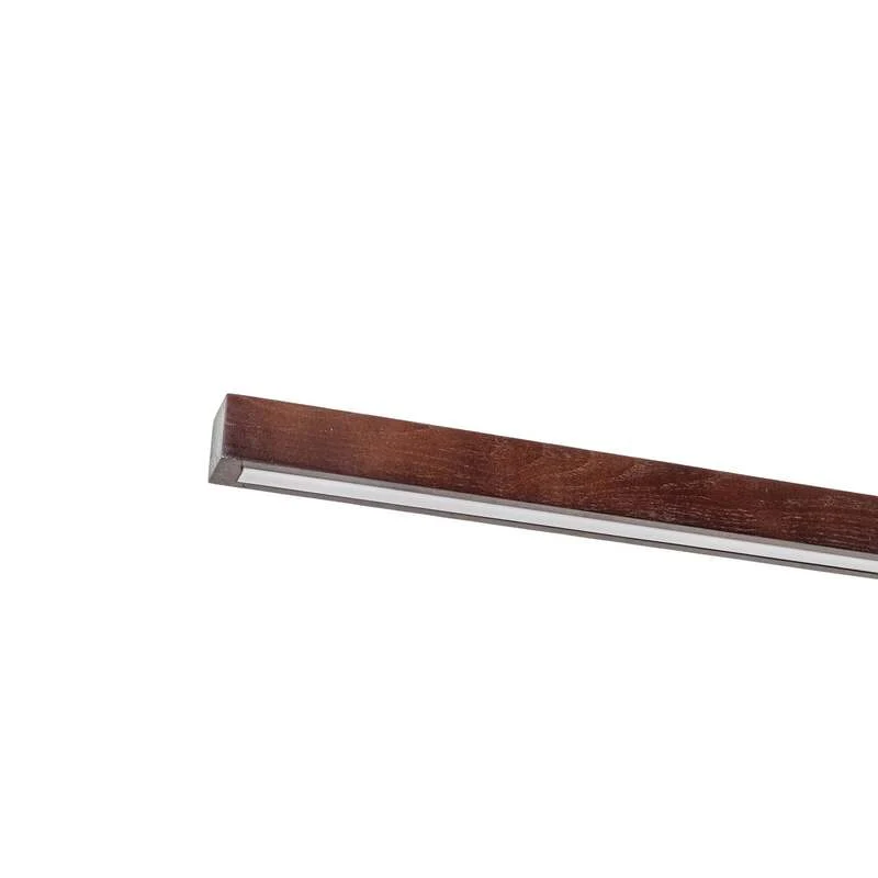 B-Ware Lucande Hängeleuchte Pendelleuchte Nihalo LED dimmbar CCT Walnuss 122cm