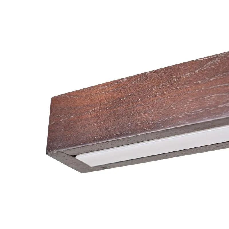 B-Ware Lucande Hängeleuchte Pendelleuchte Nihalo LED dimmbar CCT Walnuss 122cm
