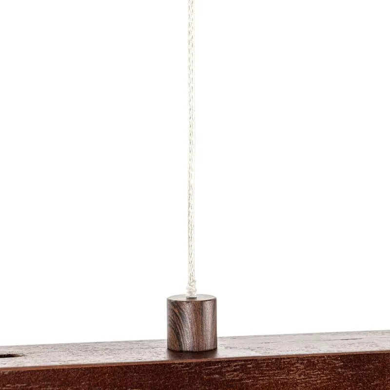B-Ware Lucande Hängeleuchte Pendelleuchte Nihalo LED dimmbar CCT Walnuss 122cm